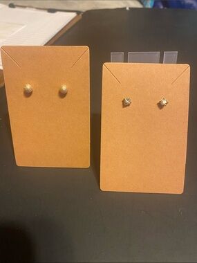 Fashion Jewelry Gold Stud Earring Set